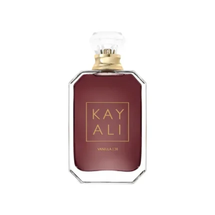Kayali Vanilla 28 perfume bottle with warm vanilla and amber fragrance notes